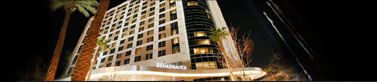 Exterior Night Shot of Renaissance Las Vegas Main Entrance