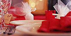 Photo of romantic dining set